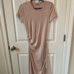 Mystic blush midi dress